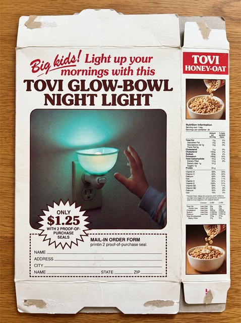 Cereal-Box Back example ad