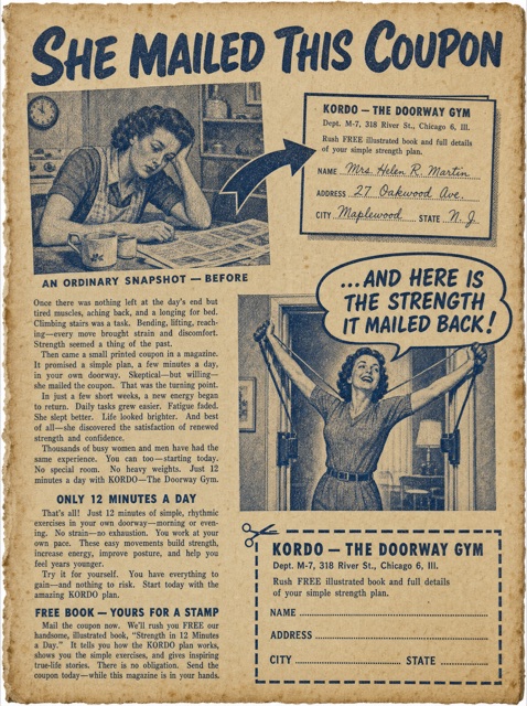 Comic Strip Panel Ad example ad