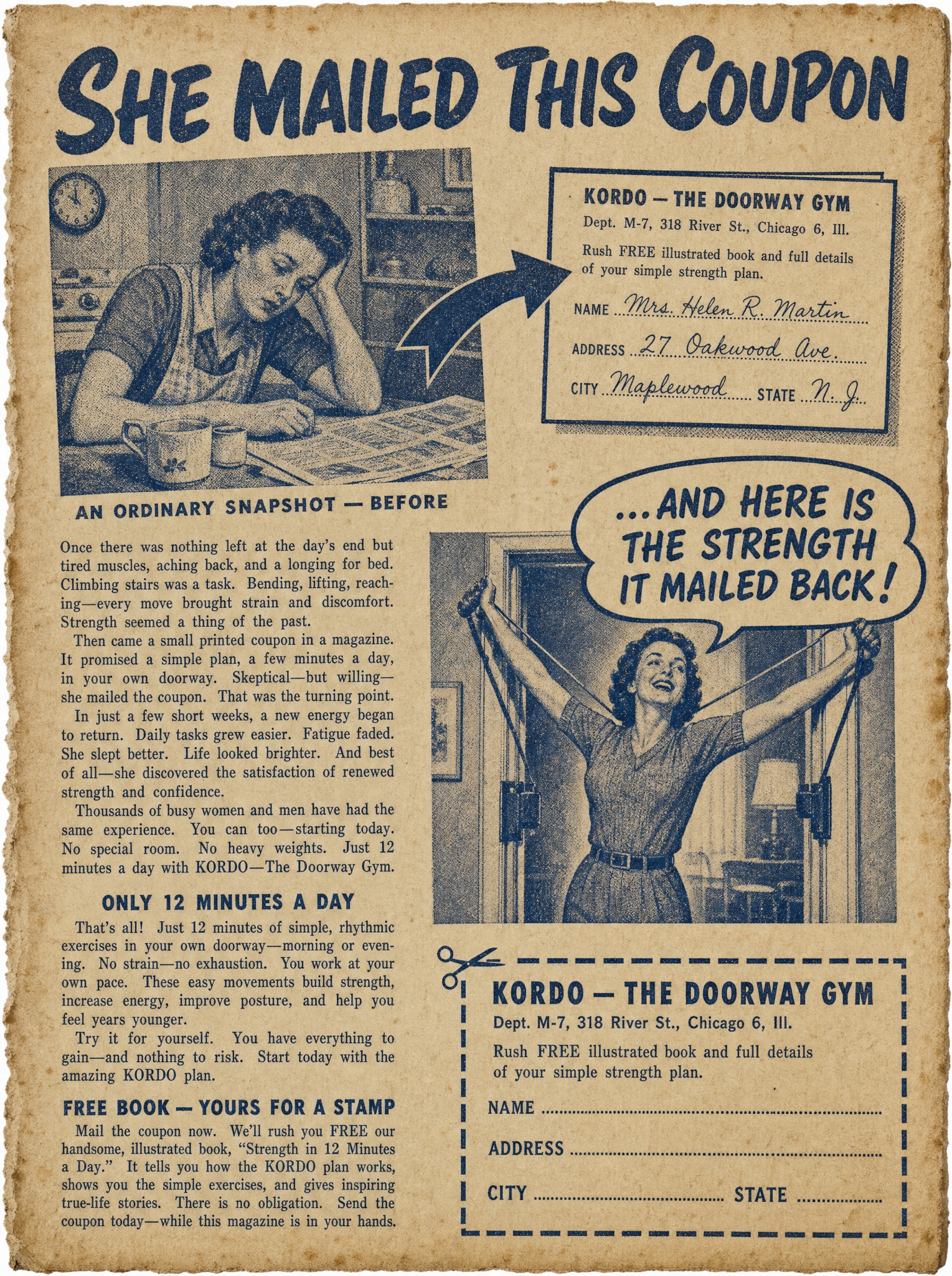 Comic Strip Panel Ad example ad