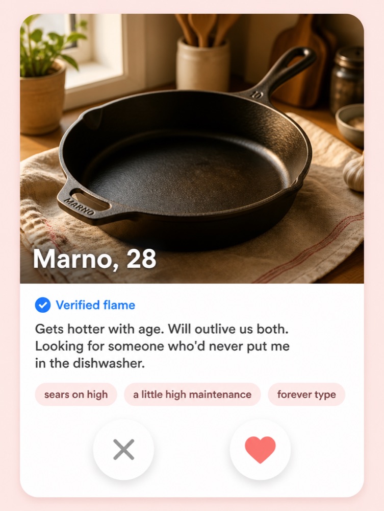 Dating-Profile Card example ad