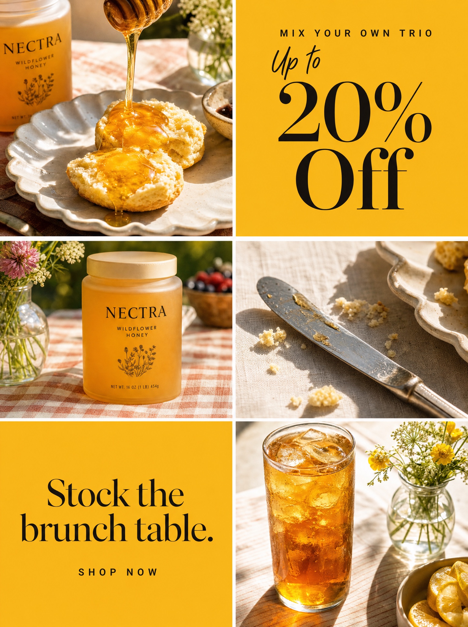 Editorial Patchwork Grid example ad