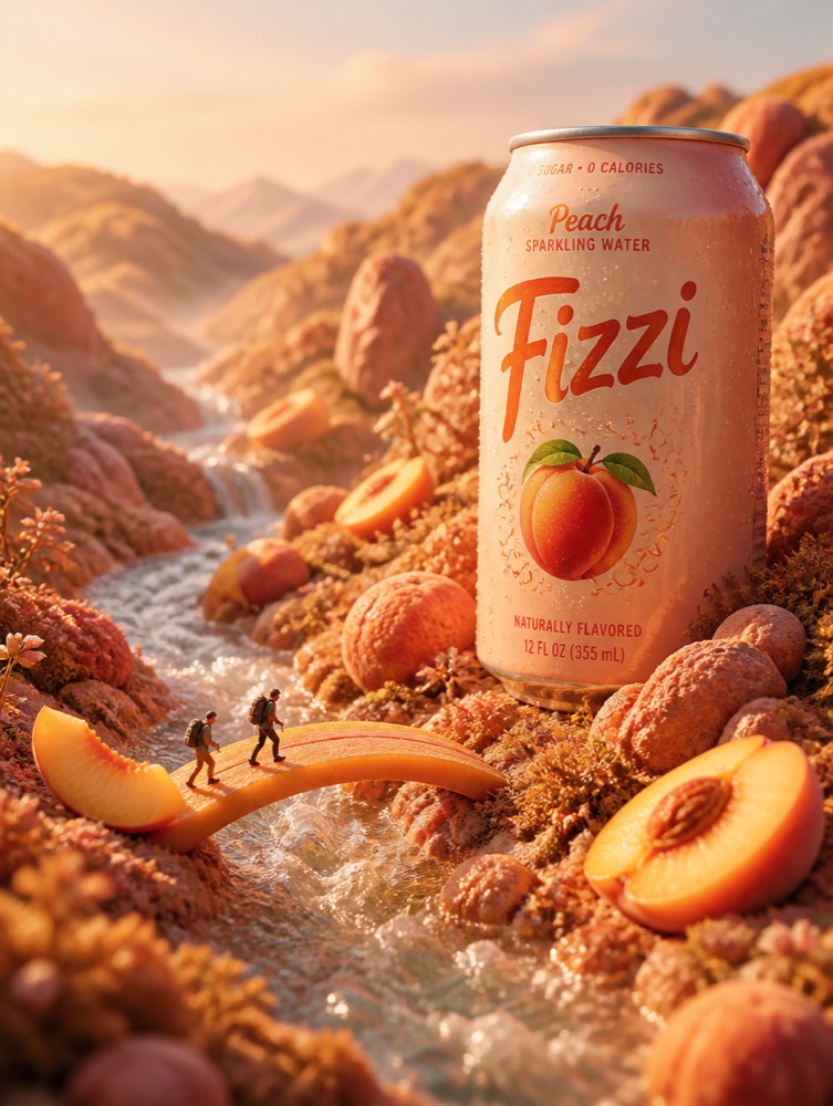 Flavor-World Diorama example ad