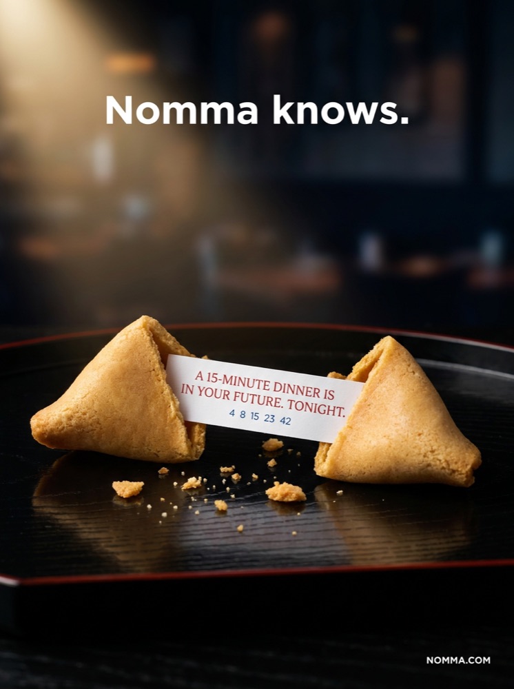 Fortune-Cookie Message example ad