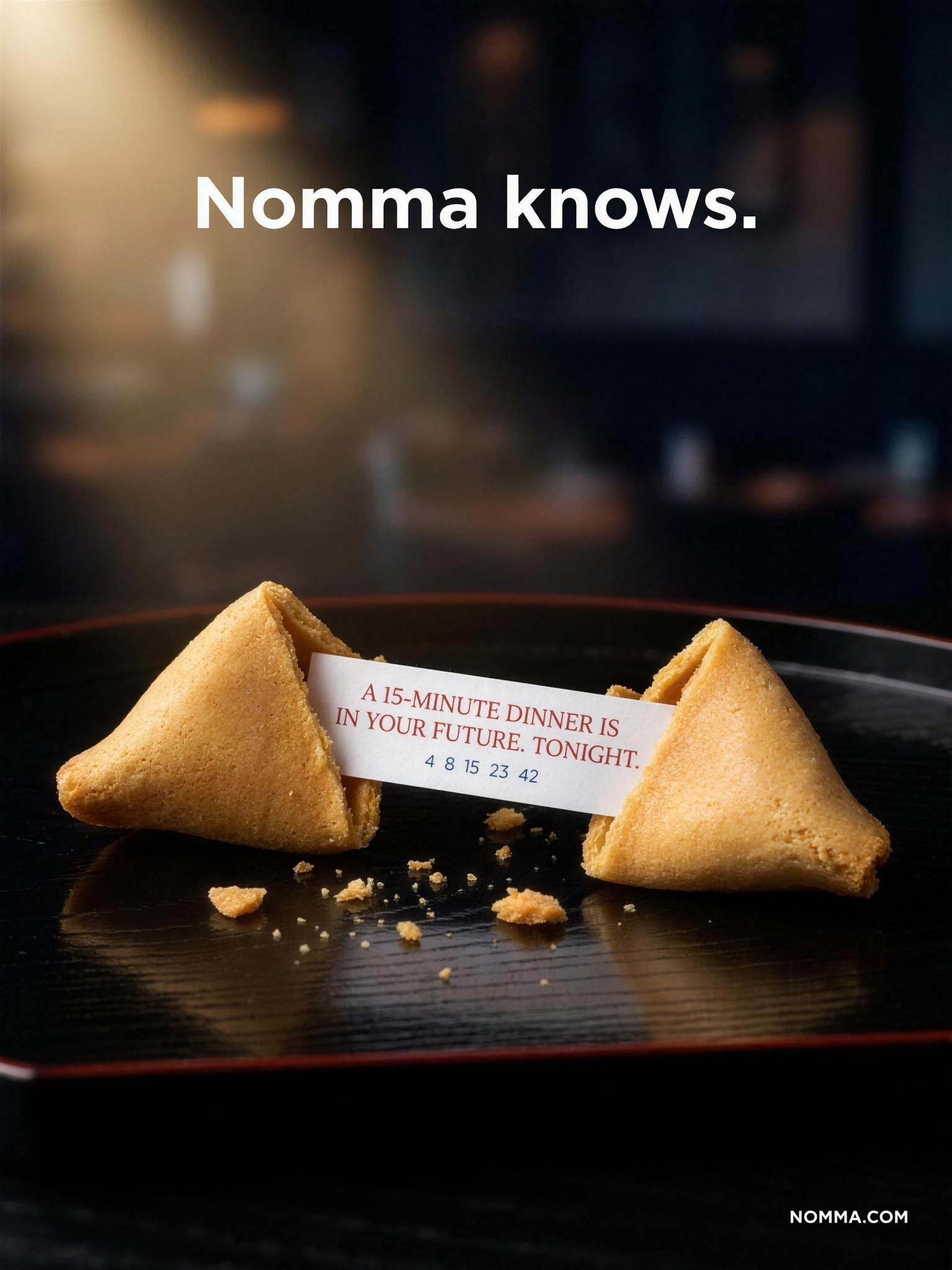 Fortune-Cookie Message example ad