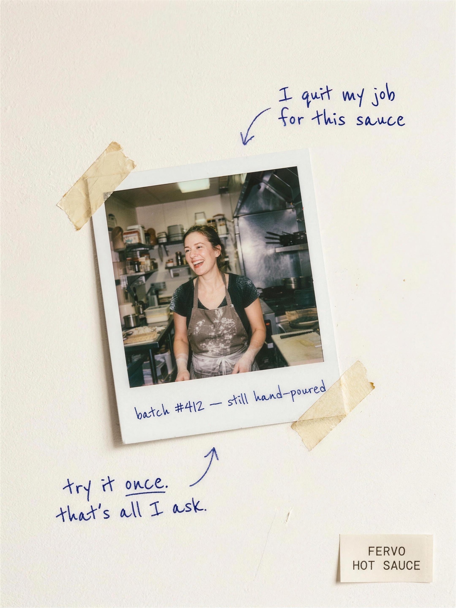 Founder Polaroid Note example ad
