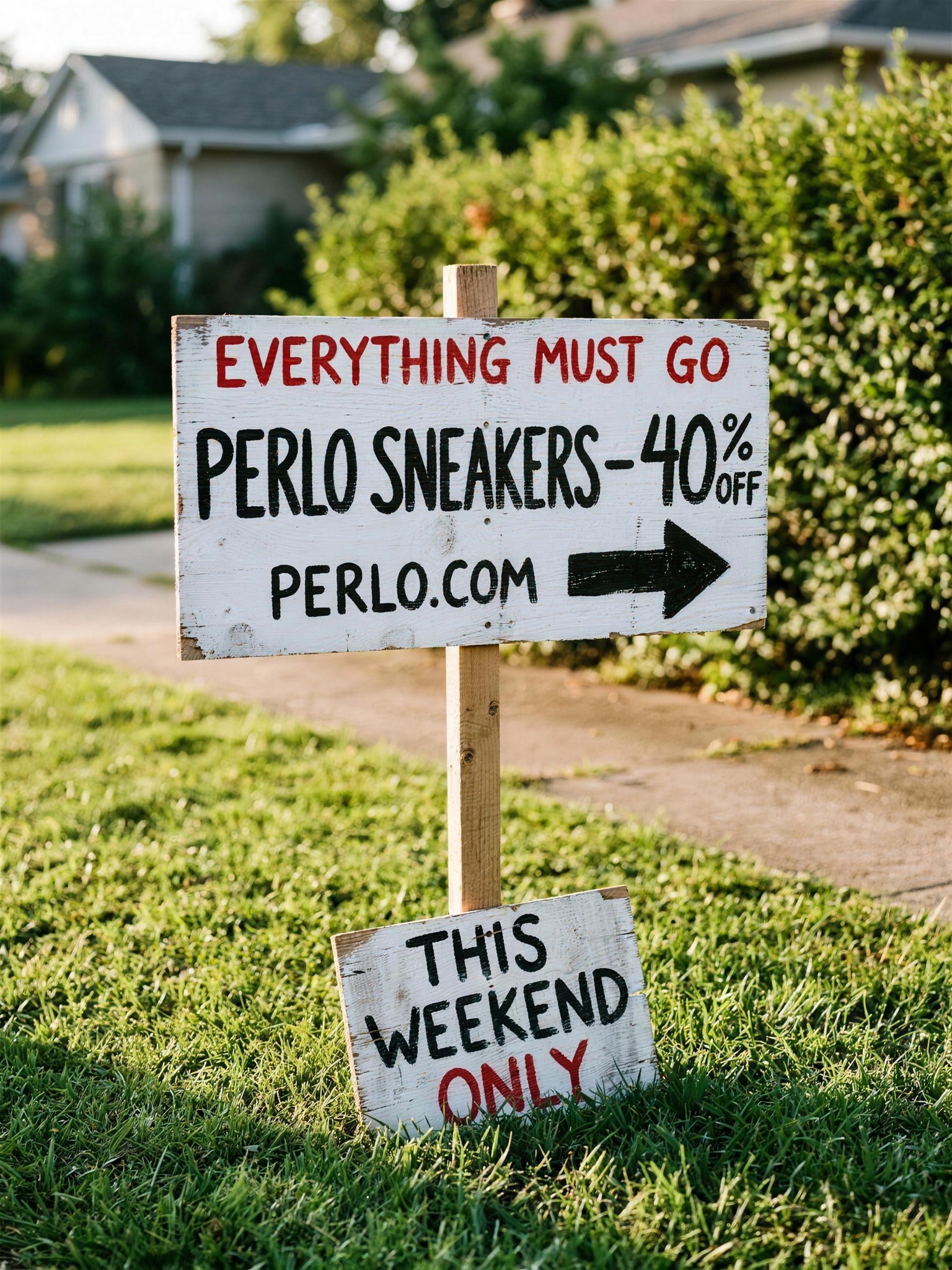 Garage-Sale Sign Ad example ad
