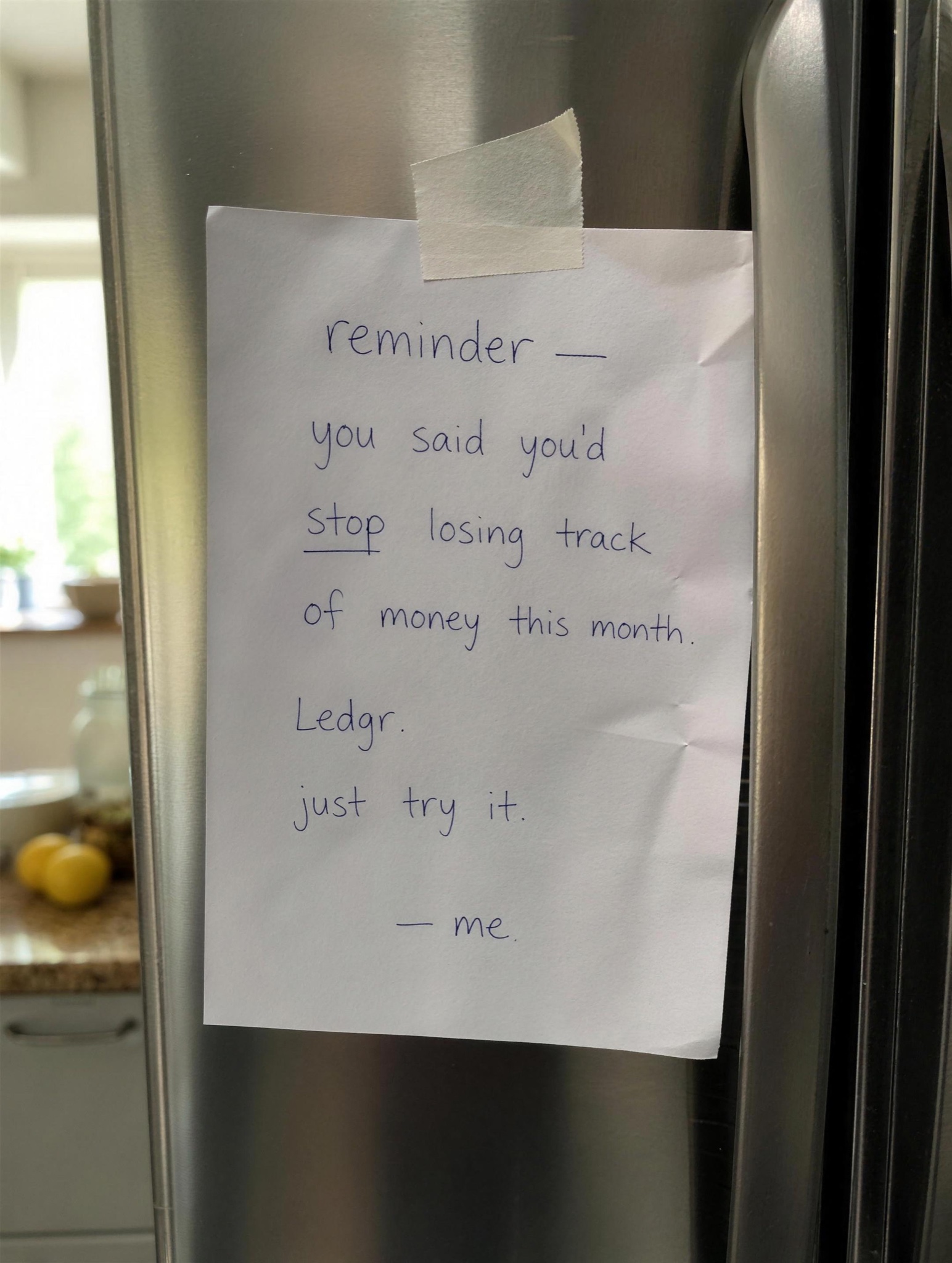 Handwritten Note Ad example ad