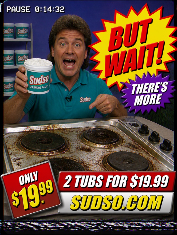 Infomercial Freeze-Frame example ad