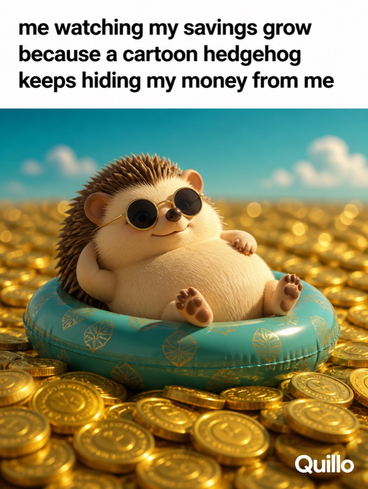 Mascot Meme Card example ad