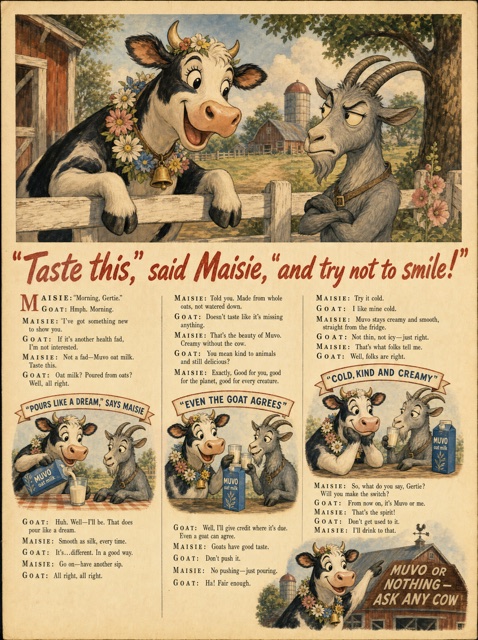 Mid-Century Mascot Ad example ad