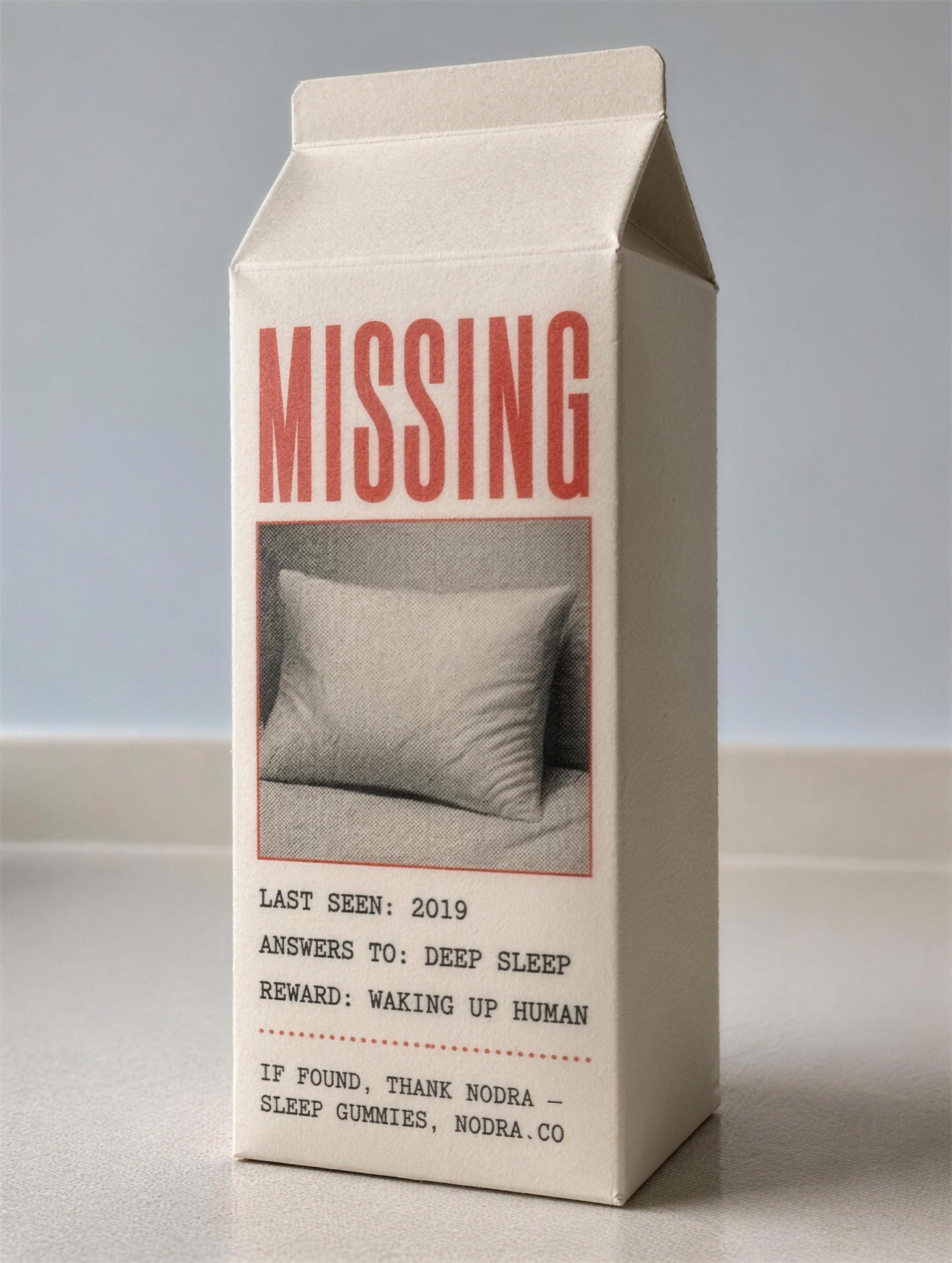 Milk-Carton Missing Ad example ad