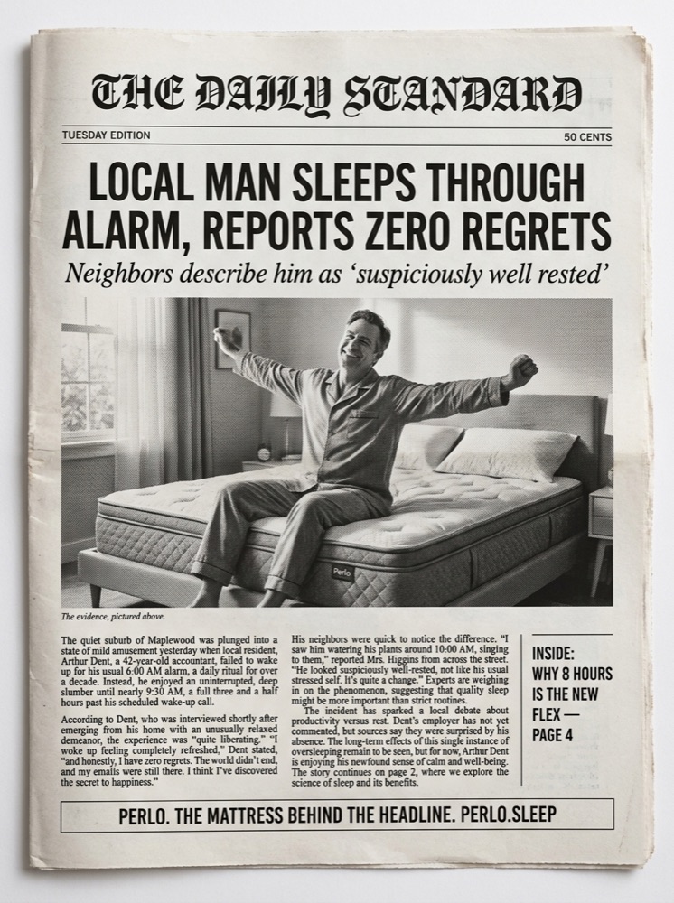 Newspaper Front Page Ad example ad
