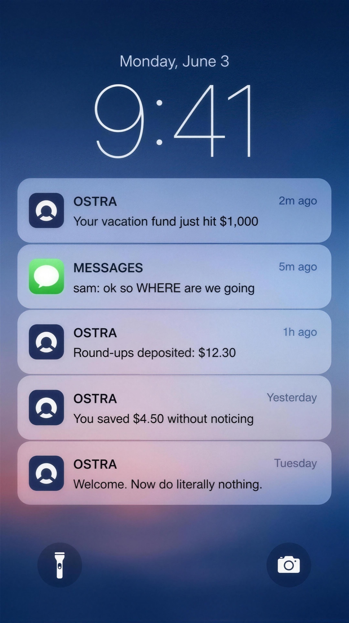 Notification-Stack Screenshot example ad