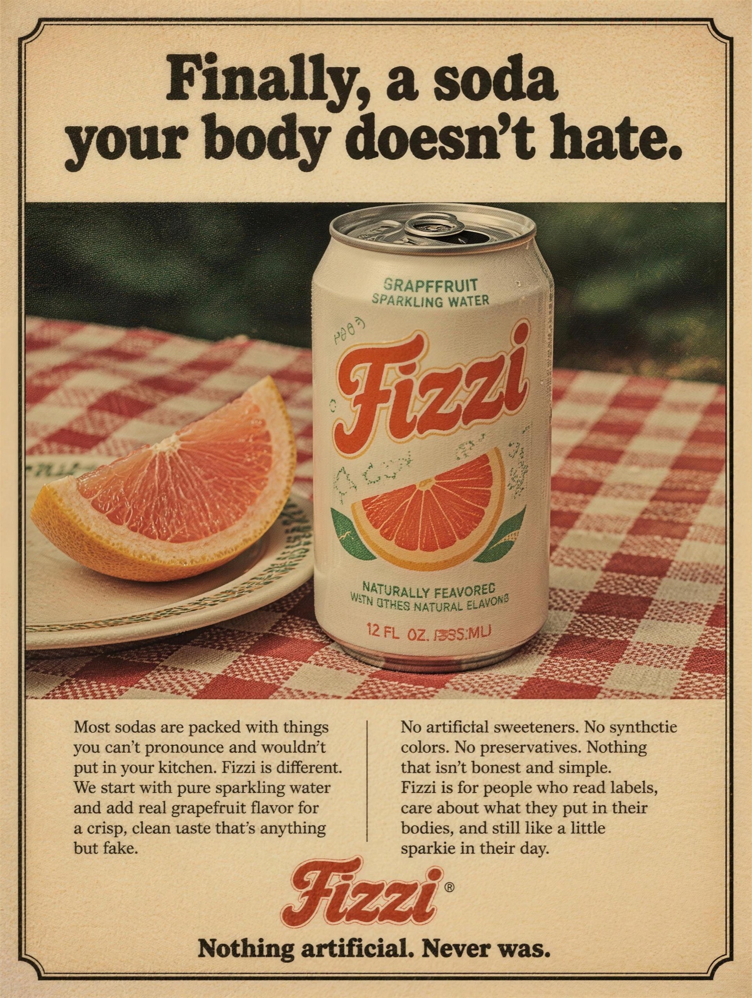 Retro Print Ad example ad