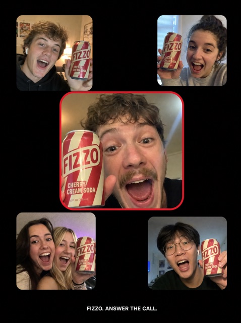 Video-Call Grid Ad example ad