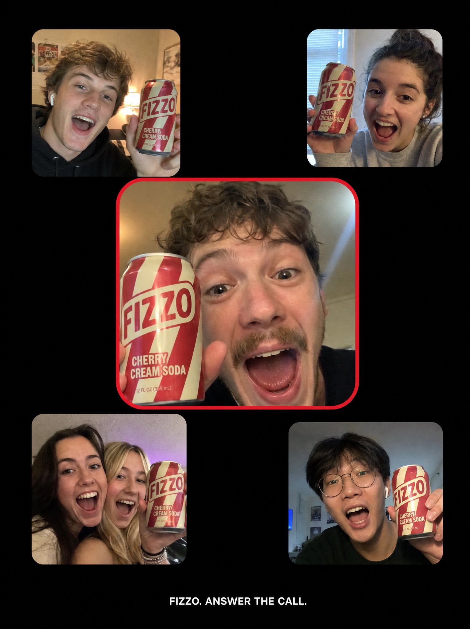 Video-Call Grid Ad example ad