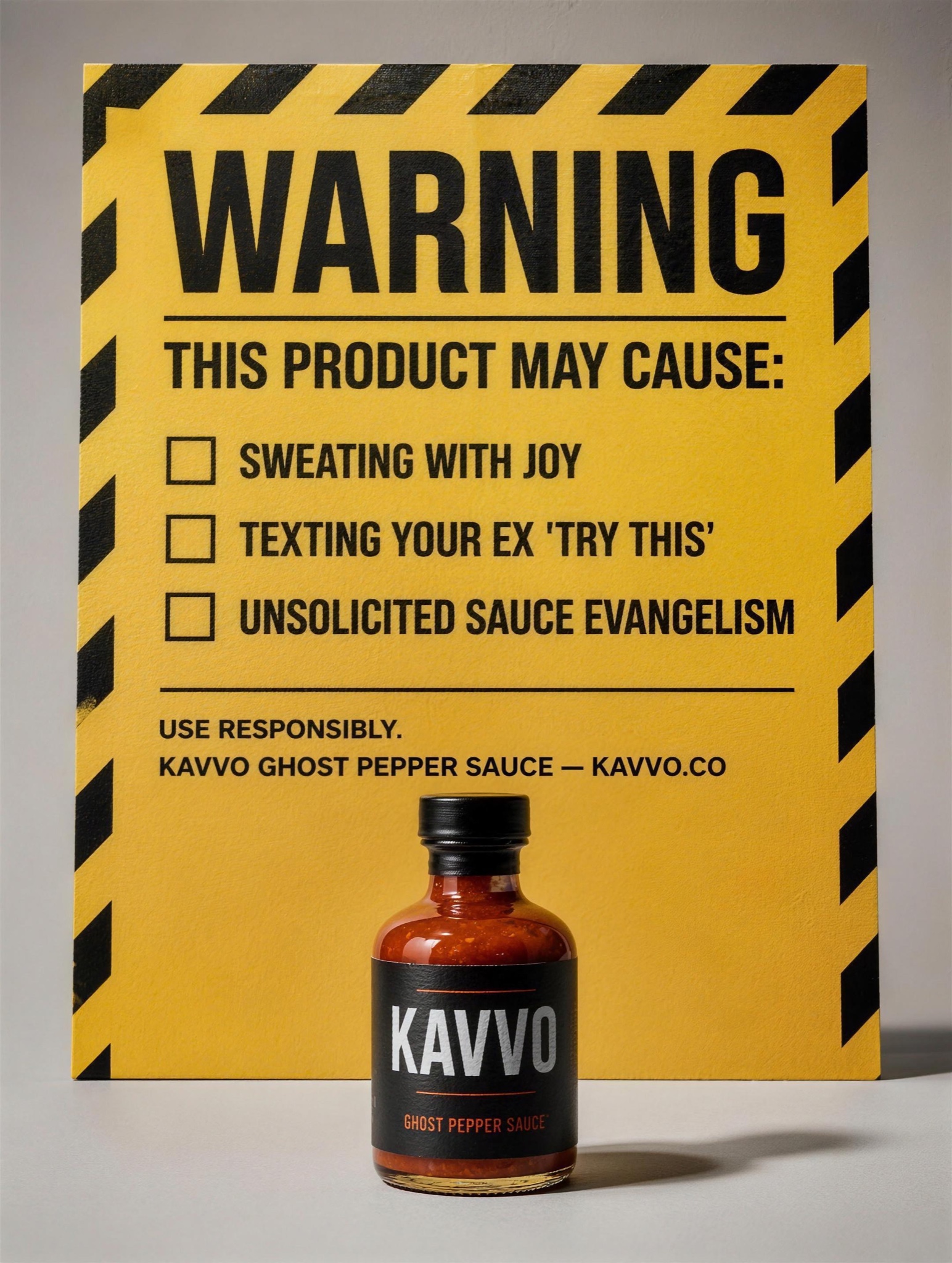 Warning-Label Parody example ad